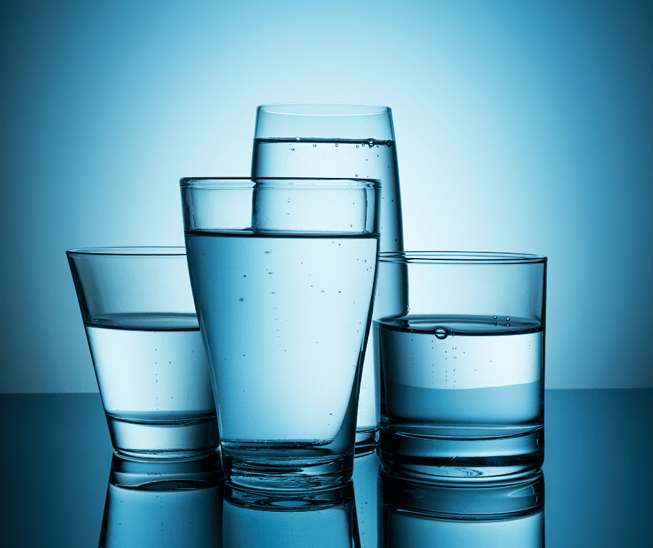 water glasses